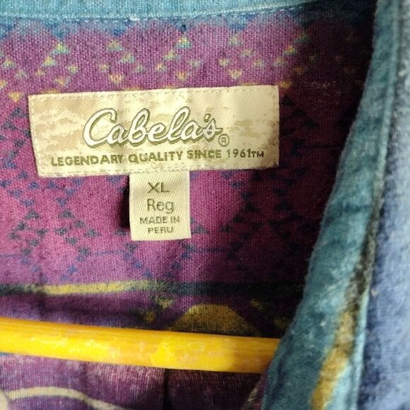 Cabela's flannel shirt   - Picture 3 of 5